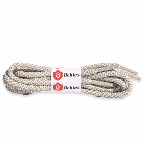 Yeezy Laces 3M Reflective Static Ash Pearl Cream Rope Laces